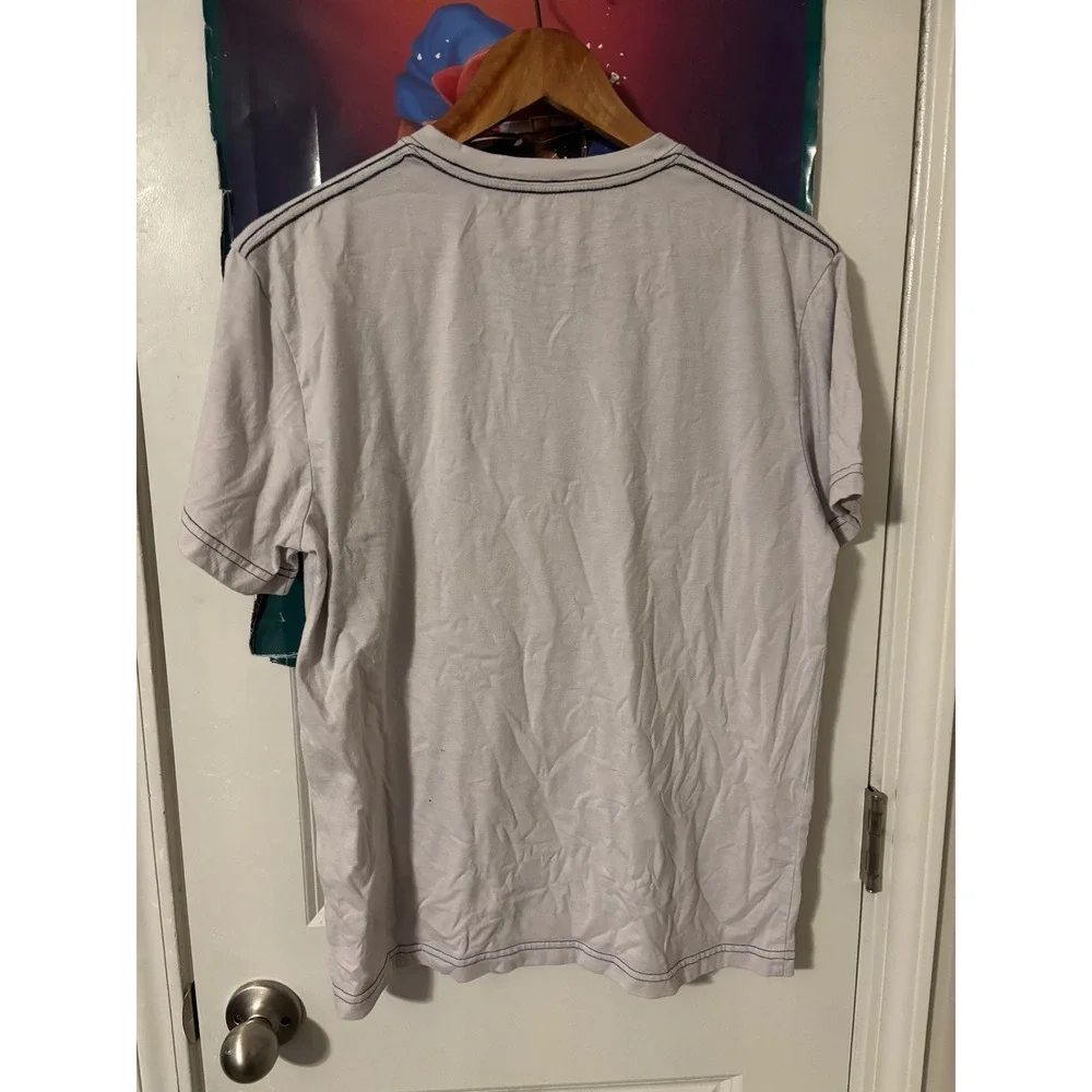 Von Dutch Vintage USA So Cal Graphic T-Shirt Grey Red Blue Large - Picture 2 of 5